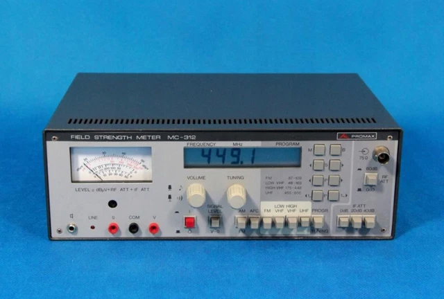 RADIO TV SIGNAL strength meter Promax MC 312 /DU 0257 £221.85 - PicClick UK