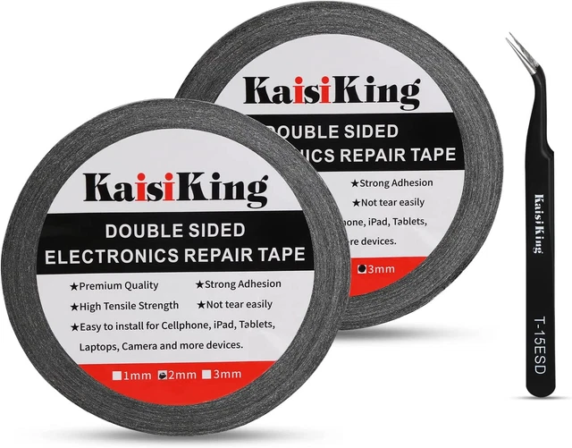 Kaisiking 2Mm / 3Mm X 50M LCD Screen Repair Tape Cell Phone Adhesive Tape Thin D