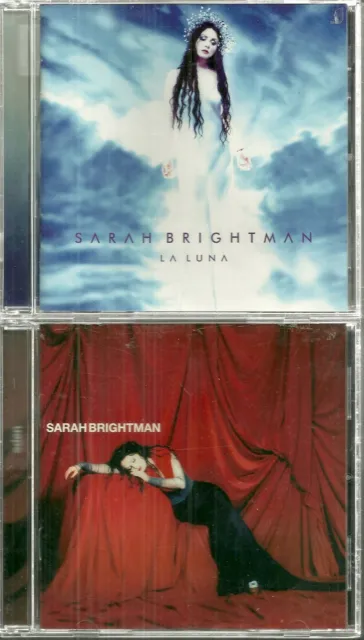 RARE - LOT of 2 CDs - SARAH BRIGHTMAN - La Luna - Angel Records - 1998 ...