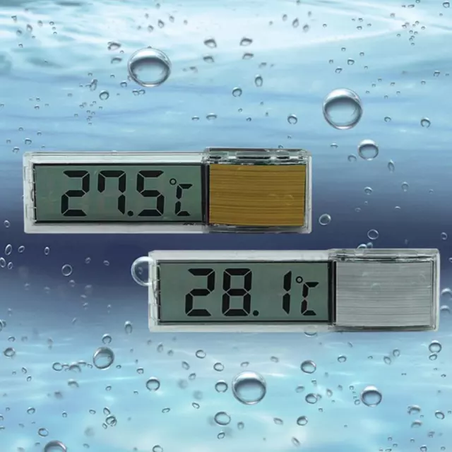 Digital Aquarium Thermometer Fish Reptile Tank Temperature NEU O1E7