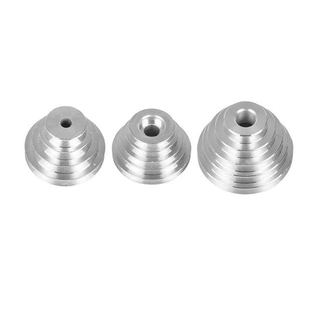 Roue de poulie de roulement à rouleaux de guide de cannelure de forme ronde en nylon de 8 pièces