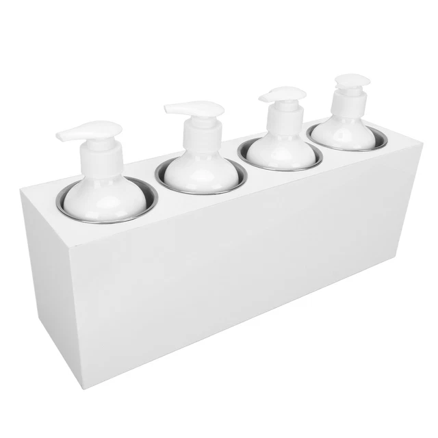 (Enchufe de EE. UU.) Calentador de aceite de masaje 4 botellas Calefacción rápida 9 velocidades Apagado automático Ajuste GDT