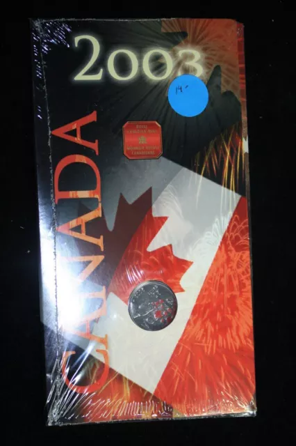 2003 25-cent Canada "Canada Day" Colorized Coin