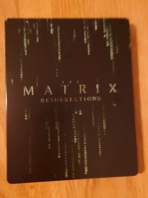 Matrix Resurrections 4K Ultra blu ray Steelbook
