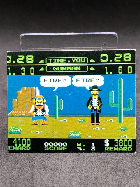 Wild Gunman Famicom Nintendo Entertainment System NES Retro Card Amada Japan 8