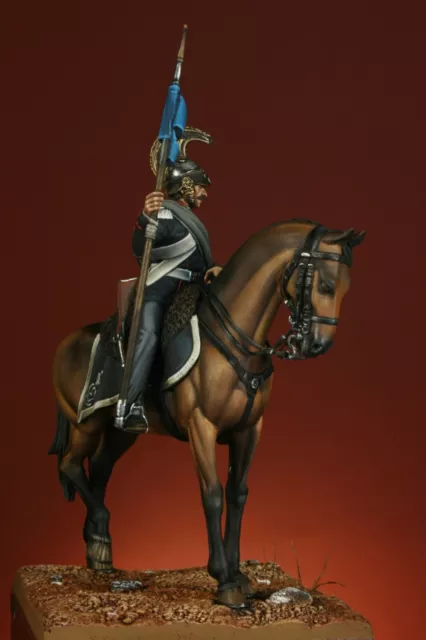 AMIS 17 Reggimento Savoia Cavalleria 1859 figurino a cavallo 54 mm.
