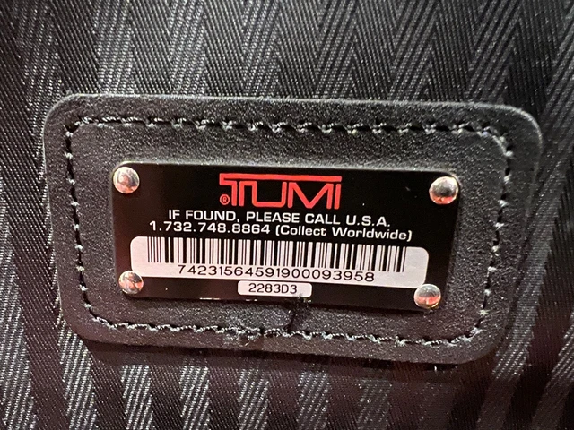TUMI Alpha 2283D3 Upright 2-Wheeled Expandable Suitcase  Black 12x20x26" 8