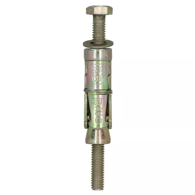 M6 6mm x 75mm Expansion Rawl Bolt for Masonry Sleeve Anchors Fastener