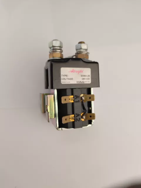 SW80-28 Albright Single-acting Solenoid Contactor 28V Continuous