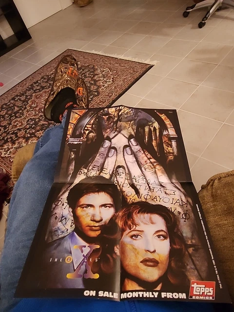 1995 The X Files  "Topps Comics" Comic Poster