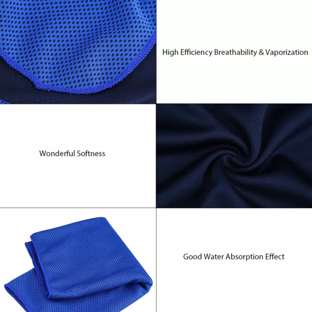 Super Breathable Cooling Effect Towel With Storage Bottle For Sports G 3368 SD