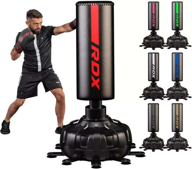 RDX FREE STANDING Boxing 6FT Punch Bag Filled Heavy Duty MMA Gym ...