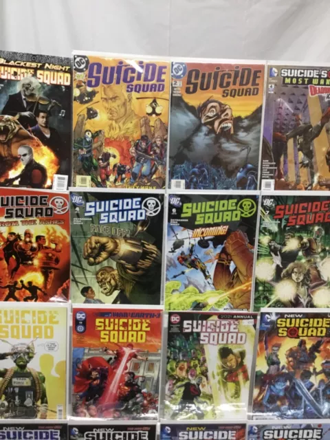 DC Comics Suicide Squad Comic Book Lot of 35 Issues - King Shark, Blackest Night 3