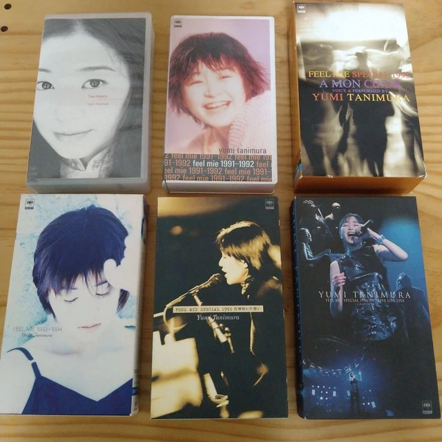 谷村有美 Feel Mie 1989~1991 [VHS] TANIMURA YUMI / Feel Mie 6 Pcs Vhs Video Tape Set Of $158.16