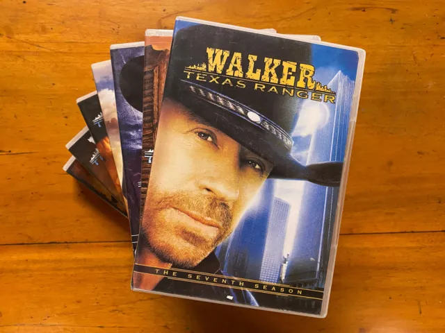 WALKER, TEXAS RANGER : Season 1 3 4 5 6 7 (Box Set, DVD, 1995) $58.00 - PicClick AU