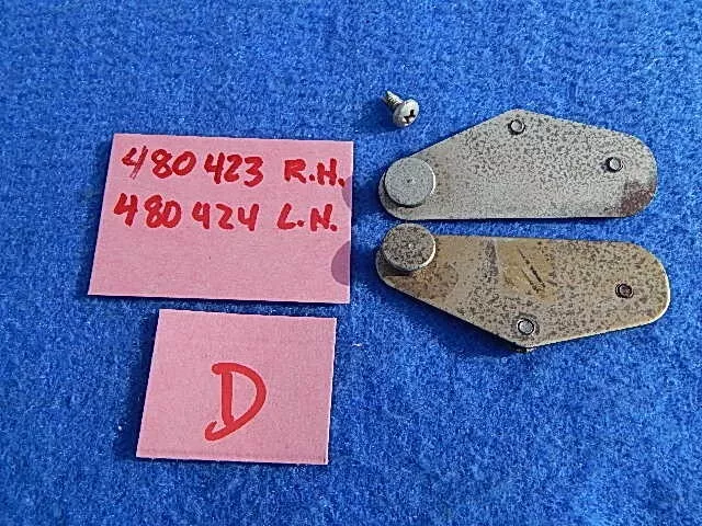 Seeburg L100 101 161 201 220 222 Cabinet Lid Lock Catch # 480243 RH & # 48024 LH