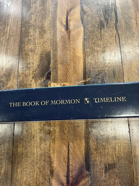 BOOK OF MORMON Timeline Wall Chart Lithograph Print 6'X2' Poster Hill ...