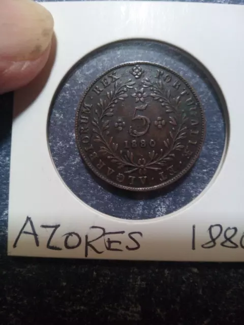 Azores 5 reis 1880