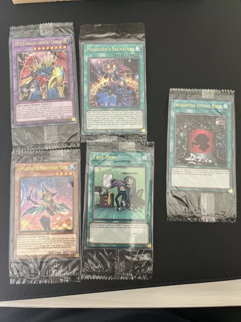 Yu Gi Oh Lot De 5 Lost Art Cartes Promo Scellées Neuves