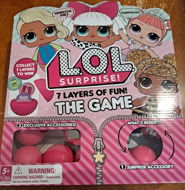 LOL Surprise! 7 Layers Of Fun The Game - Children’s Board Game