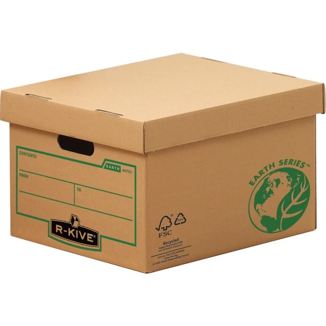 Fellowes Bankes Box Eath Seies Stoage Box Pack of 10