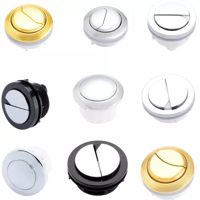 35mm-70mm Round Single/Dual Flush Toilet Cistern Push Button Fitting Replacement