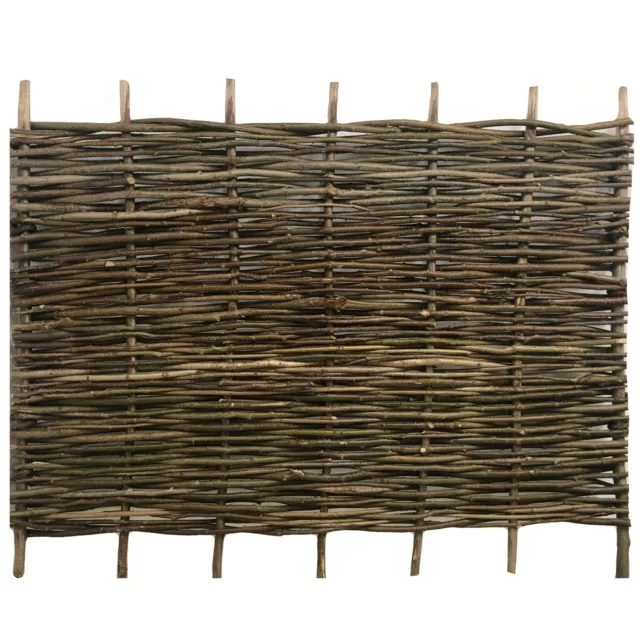 Woven Hurdle Fence Panels 6ft Natural Hazel Hurdle Wicker Screen Fence Panels