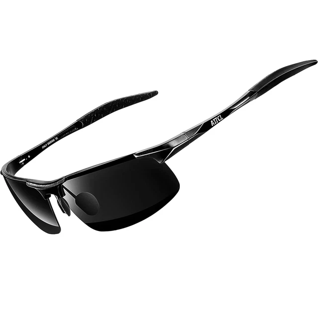 Lunettes De Soleil Polarisées Homme - Protection UV400, Légères, Anti-reflets - Pour Cyclisme, Pêche, Conduite, Voyage