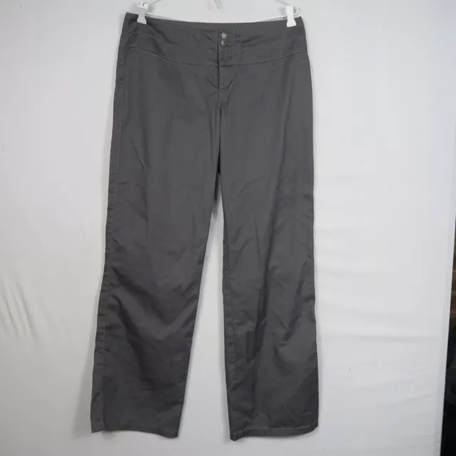 Kathmandu Womens Chino Pants 34W 30L or 16(AU) Grey Straight Relaxed Fit Casual