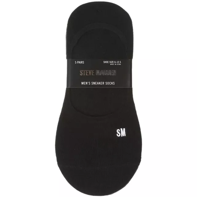 Steve Madden No-Show Athletic Sneaker Liner Socks, 4-Pack (Men's)