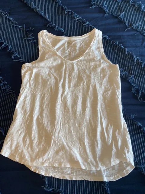 Old Navy Women Tank Top Size Small White