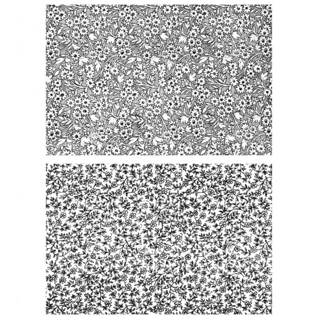 Flowers Tiny Prints Clear Stamp for DIY Embossing Scrapbooking Card Making Craft