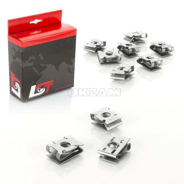 10x Dado a Scatto Clip Griglia Radiatore Griglie per Audi A5 Cabrio RS5 Quattro