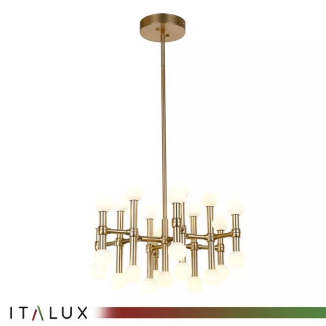 LED-Kronleuchter Hängeleuchte Giovanna 65W 3000K antik bronze ITALUX Beleuchtung