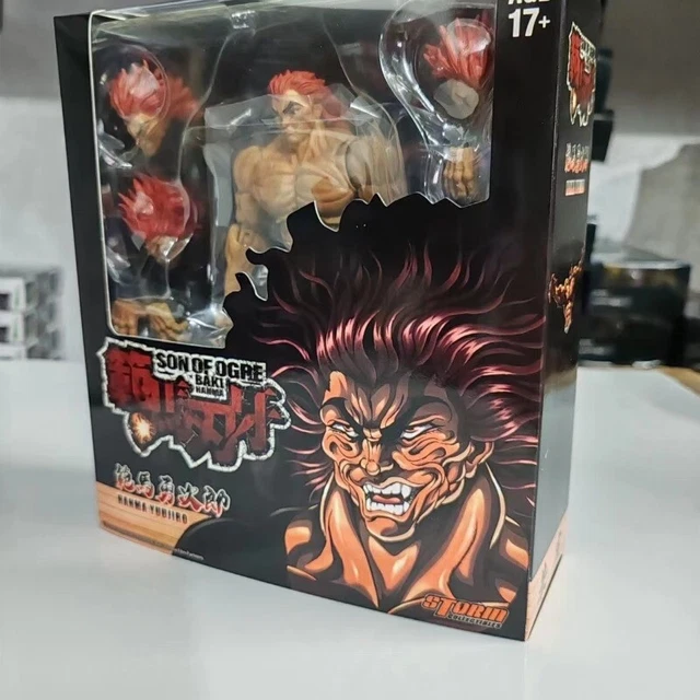 Figurine Articulée BAKI Hanma Yujirō PVC 18 Cm - Décoration Bureau, Collection Anime