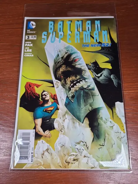 Batman Superman #3 (New 52 DC Comics) 1st Print NM/ M Bagged/ Boarded