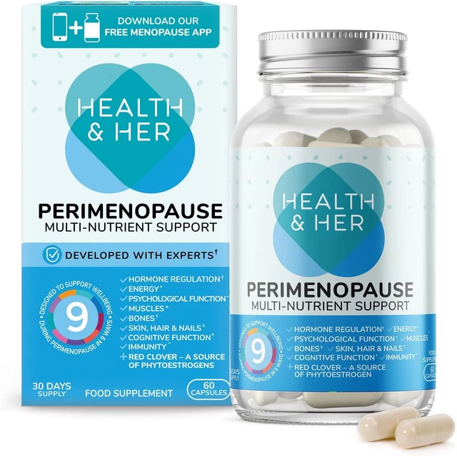 ‎HEALTH AND HER Perimenopause Supplements Capsule 60 Count £31.72 PicClick UK