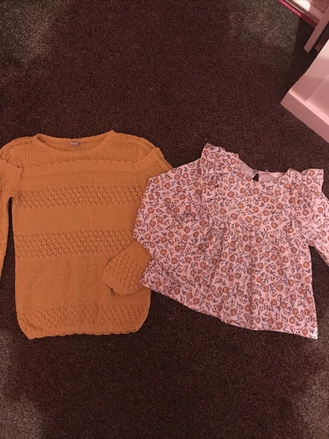next / tu girls jumper & long sleeved top age 5-6 years vgc