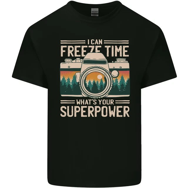 Freeze Time Photographer Photography Kids T-Shirt Childrens