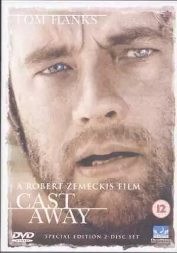 CAST AWAY DVD Special Edition 2-Disc Set Cert.12 UK Reg2 Tom Hanks