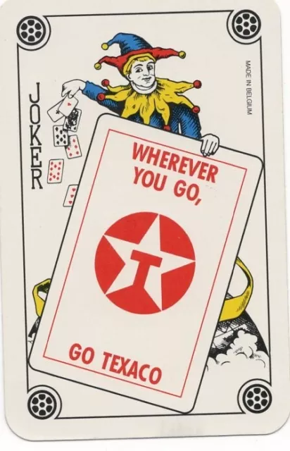 RARE MODERN "Carta Mundi - Texaco Petroleum" JOKER Playing Card #20