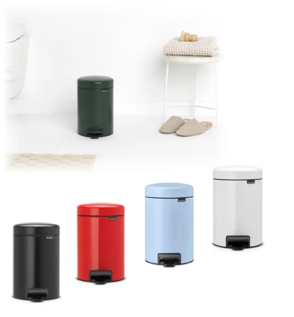 Brabantia Mülleimer Abfalleimer NewIcon Treteimer 3 Liter Eimer Badeimer