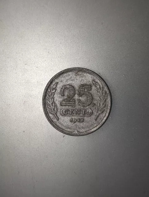 25 Cents Netherlands 1941