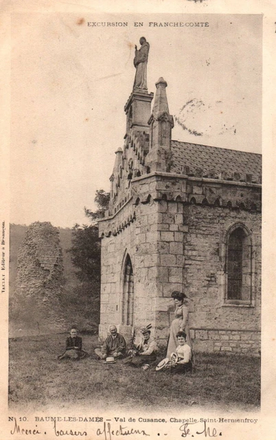 CPA 25 - BAUME LES DAMES (Doubs) - 10. Chapelle Saint-Hermenfroy, Val de Cusance