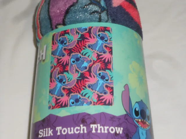 NEW, DISNEY STITCH Silk Touch Throw