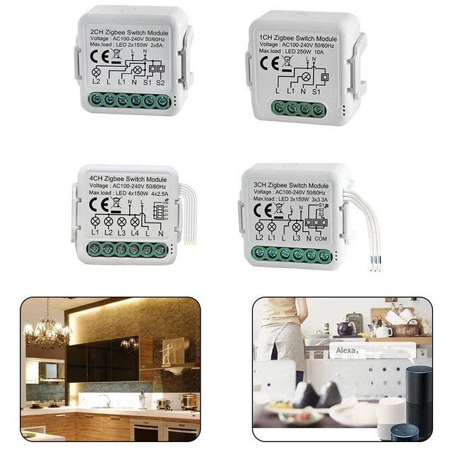 Zig Bee Smart Switch Modul für einfachere Steuerung der Hausgeräte und Lampen
