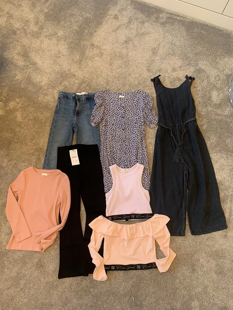 Girls Clothing Bundle - Age 9-10 Years - Zara, Next & River Island