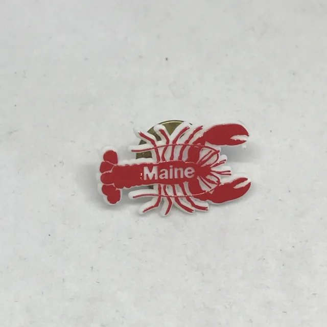 Maine Lobster Vintage Retro Lapel Pin