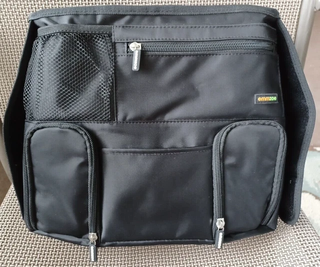 Emmzoe Black Infant Insulated Stroller Bag