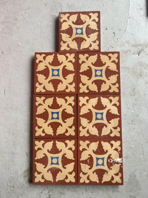 victorian edwardian Encaustic Floor Tiles